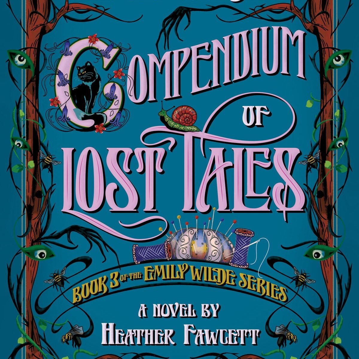 A square crop of the front cover of Emily Wilde's Compendium of Lost Tales by Heather Fawcett.